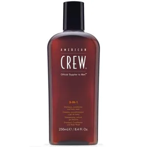 Засіб 3в1 для догляду за волоссям та тілом, 250 мл 3-in-1 Shampoo, Conditioner&Body Wash Hair & Body American Crew
