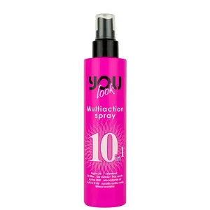 Мультіспрей миттєвої дії 10 в 1 (колір: Рожевий), 200 мл Pink Multiaction Spray 10 in 1 You look Professional