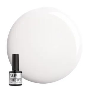 NUB Fiber Base coat Основа з волокнами під гель-лак 8мл №01 MILK