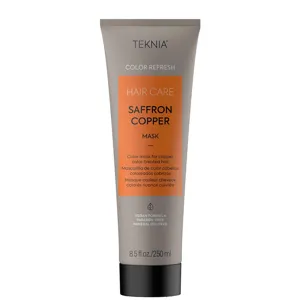 Маска для оновлення кольору мідних відтінків волосся, 250 мл 44262 SAFFRON COPPER MASK Color Refresh TEKNIA LAKME
