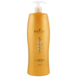 Шампунь відновлювальний з олією Арганії та Алое, 1000 мл Shampoo Intensive Beauty Cristalli di Argan BIO TRAITEMENT BRELIL Professional