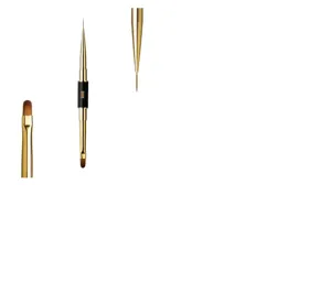 F.O.X ART Brush  Пензлик "Овал короткий+лінеарний довгий" №8
