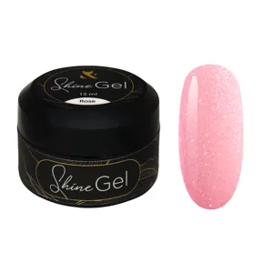F.O.X Shine Gel Рідкий гель для зміцнення нігтьової пластини 15мл Rose Shine (Баночка)