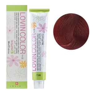 7/66 Стійка крем-фарба для волосся, 100мл  Hair color cream Lovin Color LOVIEN Essential