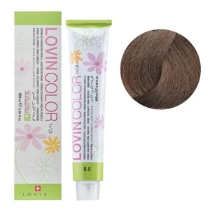 8/0 Стійка крем-фарба для волосся, 100мл  Hair color cream Lovin Color LOVIEN Essential