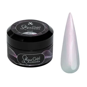 F.O.X Aurora Shine Gel Гель для укріплення натуральних нігтів 15мл №001
