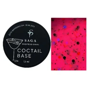 База з пластівцями-конфеті, 13 мл №02 Coctail Base SAGA Professional