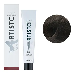 5/00 Стійка крем-фарба для волосся, 100 мл Permanent Hair Color ARTISTO ELEA Professional