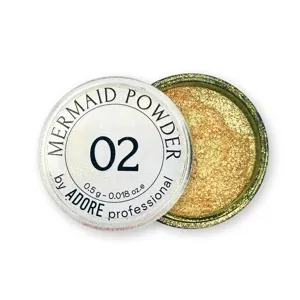 Втирка-Хамелеон для нігтів, 0,5г №02 Mermaid Powder ADORE