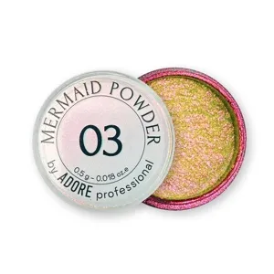 Втирка-Хамелеон для нігтів, 0,5г №03 Mermaid Powder ADORE