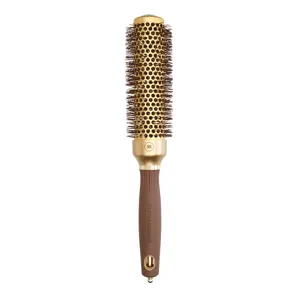 Браш D=35 EXPERT BLOWOUT SPEED Wavy Bristles Gold&Brown ID2170 Olivia Garden 