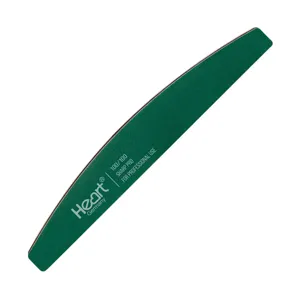 Пилка для нігтів 100/100 грит (зелене полотно) півмісяць SHARP PRO Half Heart