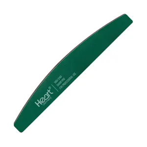 Пилка для нігтів 180/240 грит (зелене полотно) півмісяць SHARP PRO Half Heart