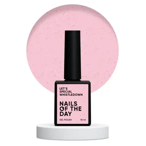 Гель-лак із золотою поталлю, 10 мл Let`s spesial WHISTLEDOWN /№180 Gel Polish NAILSOFTHEDAY 