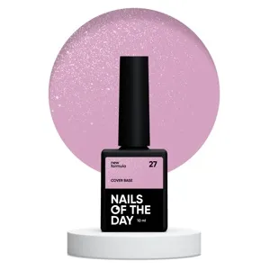 База камуфлююча з шимером, 10 мл №027 Cover Base NEW Formula NAILSOFTHEDAY