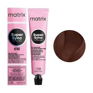 6M Тонер для волосся на лужній основі без аміаку, 90 мл SUPER SYNC  Pre-Bonded MATRIX