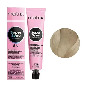 8A Тонер на лужній основі для волосся без аміаку, 90 мл SUPER SYNC  Pre-Bonded MATRIX