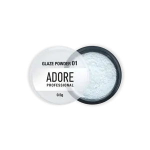 Втирка - глазу для нігтів, 0,5 г №01 Glaze Powder ADORE