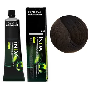 6/0 Фарба для волосся стійка без аміаку, 60мл No-Ammonia Permanent Color  INOA L`Oreal Professionnel 