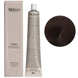 5/8 світло-каштановий коричневий Фарба для волосся, 100 мл Permanent Hair Color 3Deluxe Professional