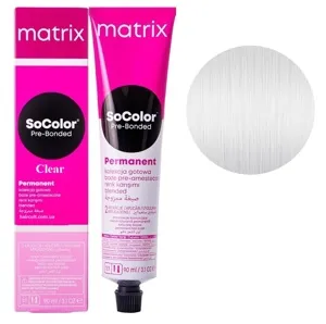 CLEAR прозорий  Крем-фарба для волосся, 90 мл SoColor Pre-Bonded MATRIX (оновлений дизайн)