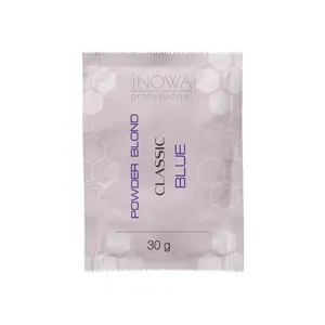 Освітлювальна пудра з антижовтим ефектом БЛАКИТНА (6 levels), 30 г Blue BLOND CLASSIC Powder Lightener jNOWA Professional