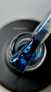 Топ матовий, 9 мл №08 MOSAIC TOP SAGA Professional