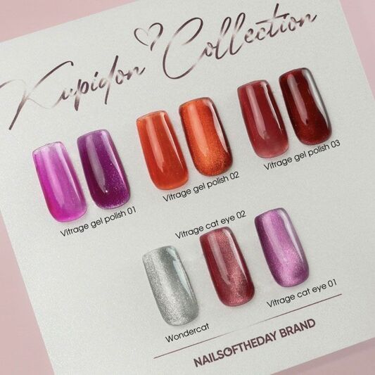 Гель-лак вітражний, 10 мл №01 Vitrage Gel Рolish NAILSOFTHEDAY 