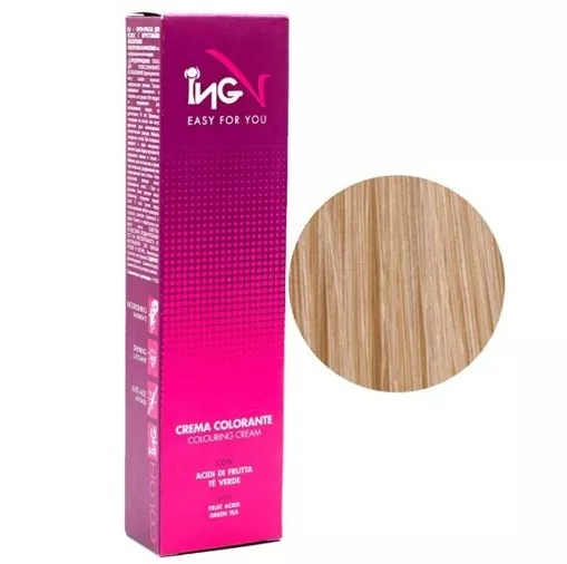 10 платиновий блондин натуральний Крем-фарба для волосся стійка, 100 мл Colouring Cream ING