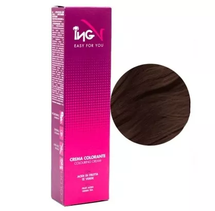 5/03 світло- каштановий натурально-шоколадний Крем-фарба для волосся стійка, 100 мл Colouring Cream ING