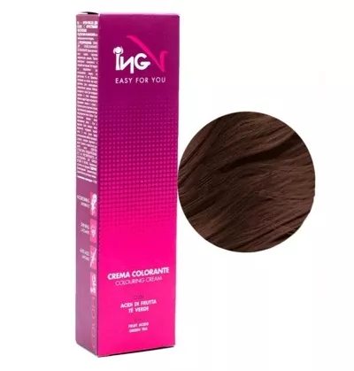 6/01 темно-русявий натур. попілястий Крем-фарба для волосся стійка, 100 мл Colouring Cream ING
