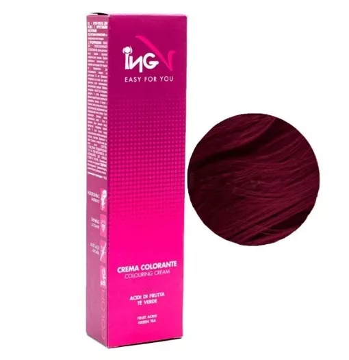 6/22 темний блондин інтенсивно-фіолетовий Крем-фарба для волосся стійка, 100 мл Colouring Cream ING