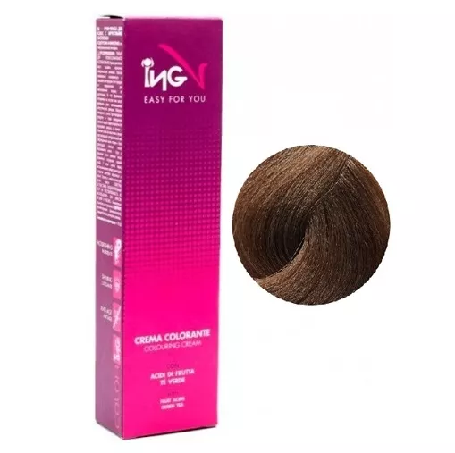 7/32 блондин золотисто-фіолетовий Крем-фарба для волосся стійка, 100 мл Colouring Cream ING