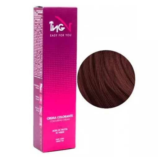 7/5 блондин махагоновий Крем-фарба для волосся стійка, 100 мл Colouring Cream ING