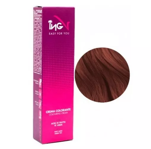 7/64 блондин червоно-мідний Крем-фарба для волосся стійка, 100 мл Colouring Cream ING
