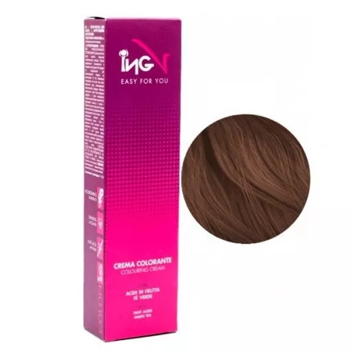 8/03 світлий блондин натурально-шоколадний Крем-фарба для волосся стійка, 100 мл Colouring Cream ING