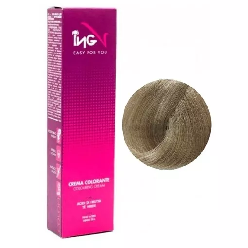 9/01 екстра світлий блондин натурально-попелястий Крем-фарба для волосся стійка, 100 мл Colouring Cream ING