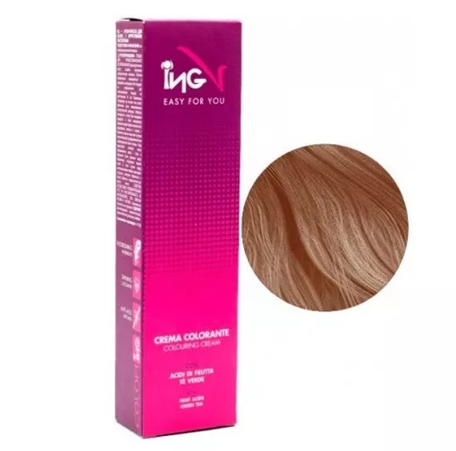 9/03 екстра світлий блондин натурально-шоколадний Крем-фарба для волосся стійка, 100 мл Colouring Cream ING