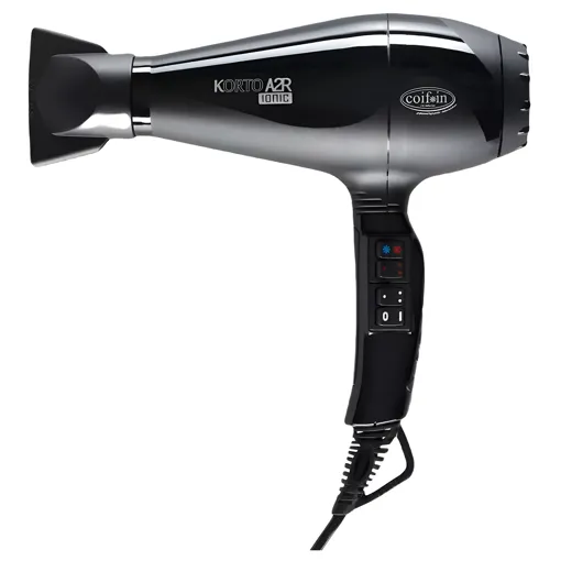 Фен з іонізацією потужністю 2200-2400W KORTO A2R Ionic (колір: Black/Blue) KA2ER051 Coifin
