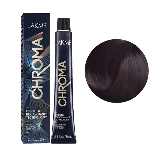 5/25 Крем-фарба для волосся перманентна без аміаку, 60мл Ammonia Free Permanent color CHROMA LAKME