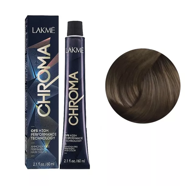 7/36 Крем-фарба для волосся перманентна без аміаку, 60мл Ammonia Free Permanent color CHROMA LAKME