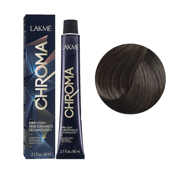 7/61 Крем-фарба для волосся перманентна без аміаку, 60мл Ammonia Free Permanent color CHROMA LAKME