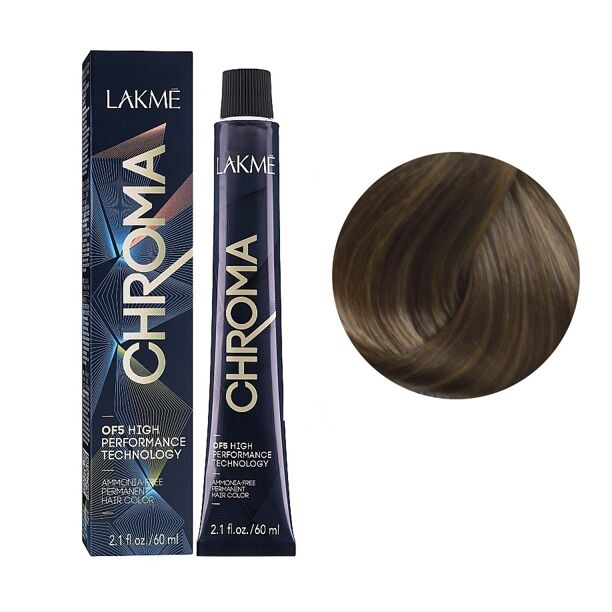 7/64 Крем-фарба для волосся перманентна без аміаку, 60мл Ammonia Free Permanent color CHROMA LAKME