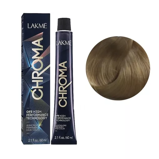 9/00 Крем-фарба для волосся перманентна без аміаку, 60мл Ammonia Free Permanent color CHROMA LAKME