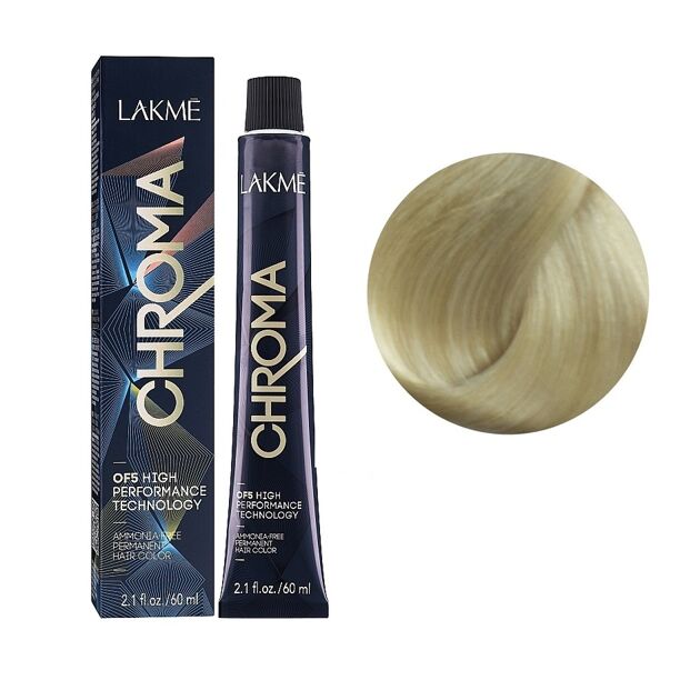 10/00 Крем-фарба для волосся перманентна без аміаку, 60мл Ammonia Free Permanent color CHROMA LAKME