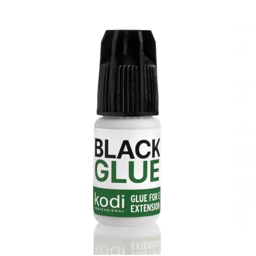 Клей для вій Black Glue U + (час фіксації: 1-2 сек), 3 г KODI Professional 