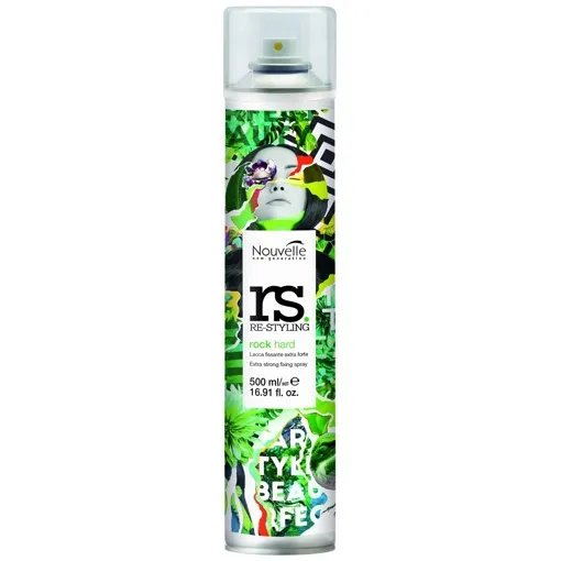 Лак для волосся екстрасильної фіксації, 500 мл Rock Hard Re-styling Nouvelle