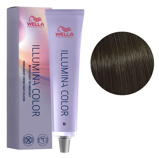 5/ світлий коричневий Стійка крем-фарба для волосся, 60 мл ILLUMINA COLOR Wella Professionals