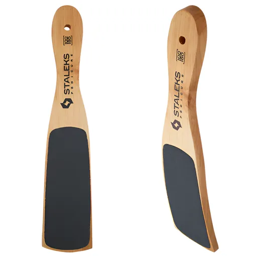 Пилка для п`ят дерев`яна (ВІЛЬХА вигнута) BEAUTY &amp; CARE 10 TYPE 2 (100/180 грит) ABC 10/2 STALEKS PRO