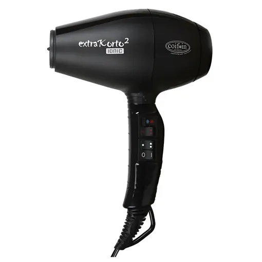 Фен з іонізацією потужністю 2200-2400W extra Korto 2 Ionic (колір: Black) EK2R-ion Coifin